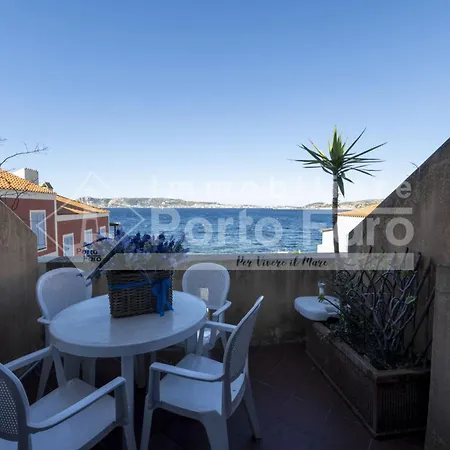 3 Centro - Bilocale Con Terrazza Vista Mare Porto Faro דירה *