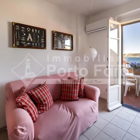 3 Centro - Bilocale Con Terrazza Vista Mare Porto Faro דירה *